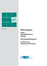 Cover von DVS Congress 2013