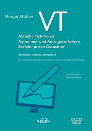 Cover von VT - Aktuelle Richtlinien, Aufnahme- und Antragsverfahren, Bericht an den Gutachter