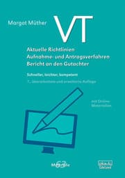 Cover von VT - Aktuelle Richtlinien, Aufnahme- und Antragsverfahren, Bericht an den Gutachter