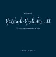 Cover von Gästebuch-Geschichten II