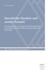 Cover von Sprachliches Handeln und sozialer Kontakt