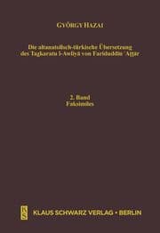 Cover von Die altanatolisch-türkische Übersetzung des Tazkaratu l-Awliya von Fariduddin 'Attar