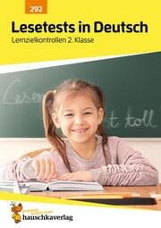 Cover von Übungsheft mit Lesetests in Deutsch 2. Klasse