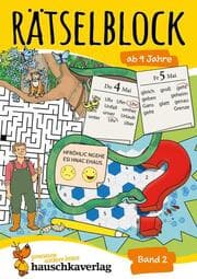 Cover von Rätselblock ab 9 Jahre - Band 2