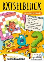 Cover von Rätselblock ab 7 Jahre, Band 3