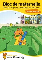 Cover von Bloc de maternelle - Pensée logique, devinettes & réflexion À partir de 5 ans