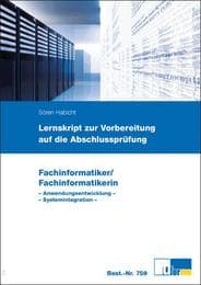 Cover von Fachinformatiker/Fachinformatikerin, Anwendungsentwicklung, Systemintegration