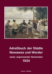 Cover von Adreßbuch der Städte Nowawes und Werder für 1934