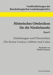 Cover von Historisches Ortslexikon für die Niederlausitz, Band I