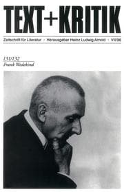 Cover von Frank Wedekind