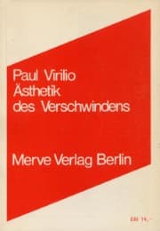 Cover von Ästhetik des Verschwindens