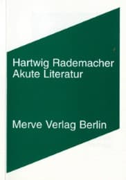 Cover von Akute Literatur