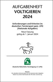 Cover von Aufgabenheft - Voltigieren 2024