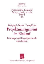Cover von Projektmanagement im Einkauf.