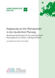 Cover von Anpassung an den Klimawandel in der räumlichen Planung