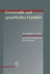 Cover von Grammatik und sprachliches Handeln