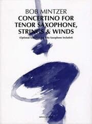 Cover von Concertino for Tenor Saxophone, Strings & Winds
