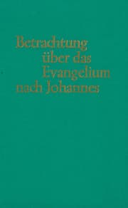Cover von Betrachtungen über das Evangelium nach Johannes