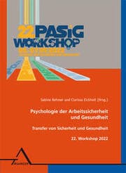 Cover von 22. Workshop Psychologie der Arbeitssicherheit und Gesundheit