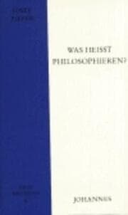 Cover von Was heißt philosophieren?