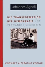 Cover von Die Transformation der Demokratie und verwandte Schriften