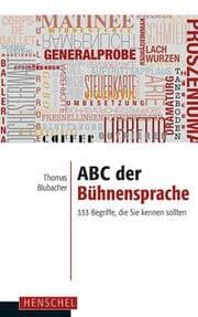Cover von ABC der Bühnensprache