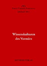 Cover von Wissenskulturen des Vormärz