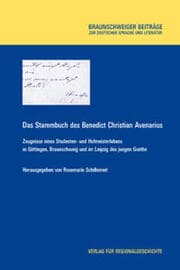 Cover von Das Stammbuch des Benedict Christian Avenarius
