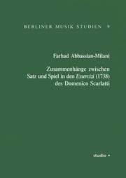 Cover von Zusammenhänge zwischen Satz und Spiel in den Essercizi (1738) des Domenico Scarlatti