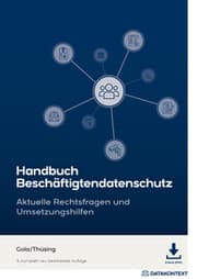 Cover von Handbuch Beschäftigtendatenschutz