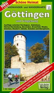 Cover von Radwander- und Wanderkarte Göttingen und Umgebung