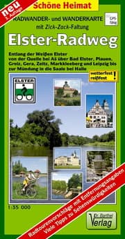 Cover von Radwander- und Wanderkarte Elsterradweg