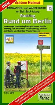 Cover von Radwander- und Wanderkarte Radring Rund um Berlin