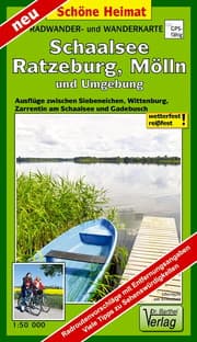 Cover von Radwander- und Wanderkarte Schaalsee, Ratzeburg, Mölln und Umgebung