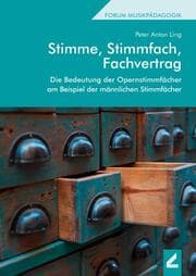 Cover von Stimme, Stimmfach, Fachvertrag