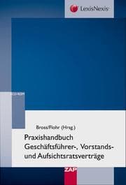 Cover von Vertragshandbuch Geschäftsführer, Vorstand, Aufsichtsrat