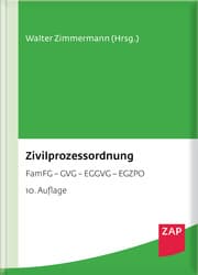 Cover von Zivilprozessordnung