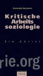 Cover von Kritische Arbeitssoziologie
