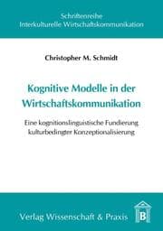 Cover von Kognitive Modelle in der Wirtschaftskommunikation.