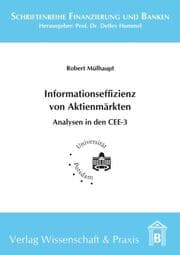 Cover von Einflussfaktoren der Informationseffizienz von Aktienmärkten.