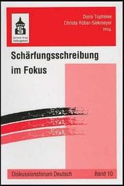 Cover von Schärfungsschreibung im Fokus
