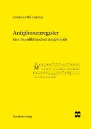 Cover von Antiphonenregister zum Benediktinischen Antiphonale