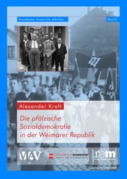 Cover von Die pfälzische Sozialdemokratie in der Weimarer Republik