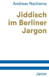 Cover von Jiddisch im Berliner Jargon