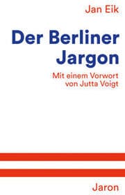 Cover von Der Berliner Jargon