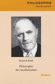 Cover von Philosophie des Aesthetischen