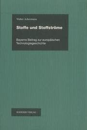 Cover von Stoffe und Stoffströme