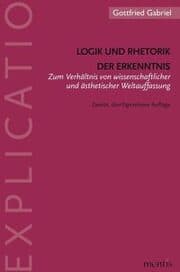 Cover von Logik und Rhetorik der Erkenntnis