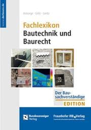 Cover von Fachlexikon Bautechnik und Baurecht
