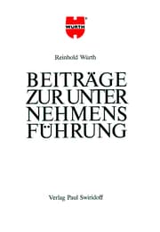 Cover von Beiträge zur Unternehmensführung
